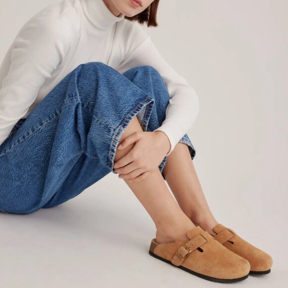 Suede Clog Mule - Pecan - Women’s Size 7 - Picture 6 of 6